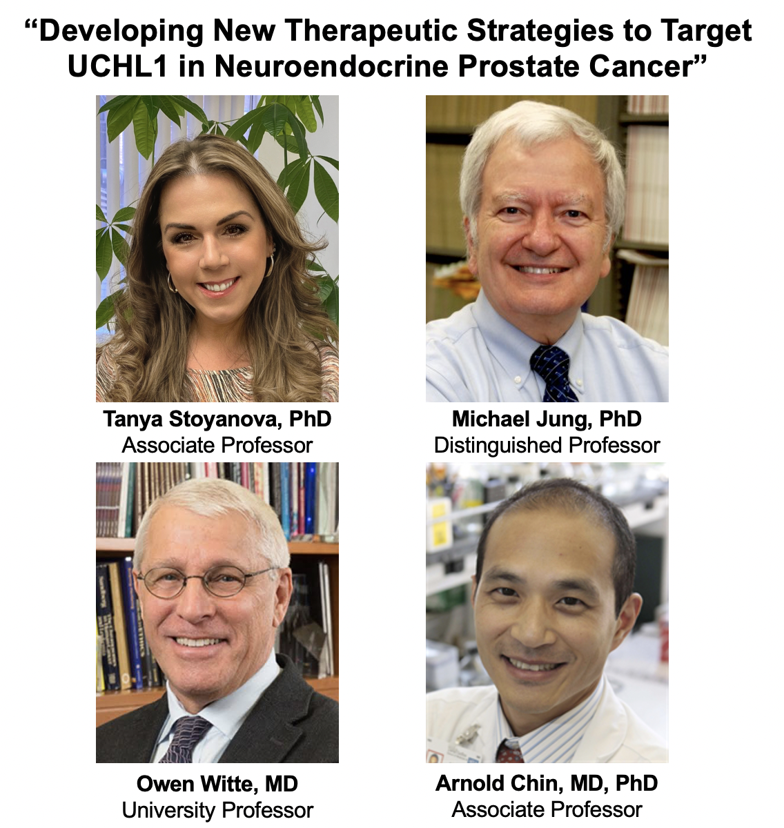 Exciting News: Dr. Stoyanova and collaborative team receive UCLA SPORE in Prostate Cancer Developmental Research Program Award